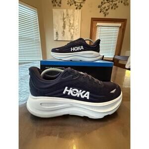 Hoka One One Mens Bondi 9 1162013 VYN Blue Running Shoes Sneakers Size 8.5 2E
